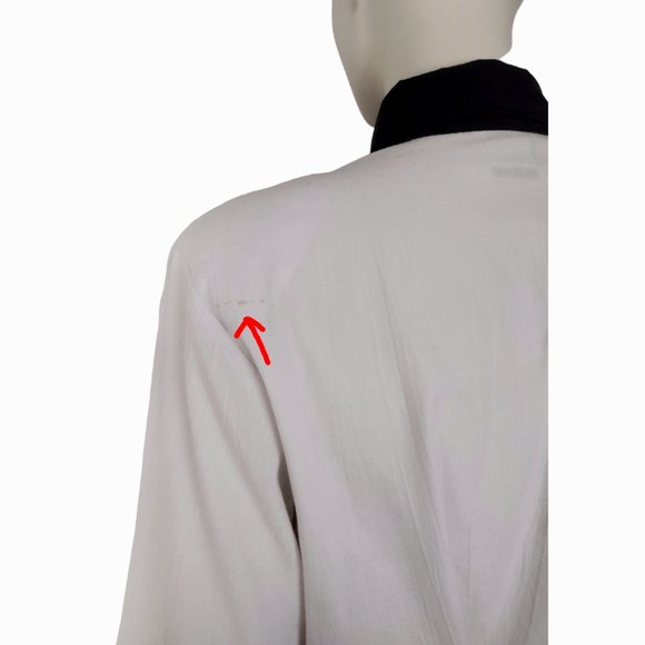 Vintage 1980s Tapestry Roll Tab Sleeve Button Down Faux Vest Shirt - Picture 14 of 15